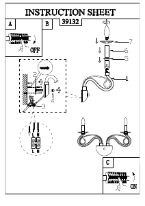 Mode d’emploi Eglo 39132 Lampe