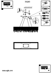 Rokasgrāmata Eglo 39283 Lampa