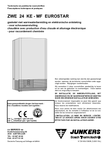 Mode d’emploi Junkers Eurostar ZWE 24 KE-MF Chaudière chauffage central