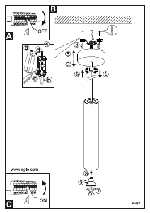 Manuale Eglo 39467 Lampada