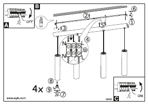 Manual Eglo 39468 Lampă