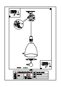 Mode d’emploi Eglo 39488 Lampe