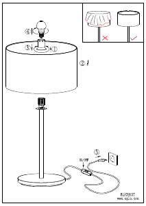 Mode d’emploi Eglo 39557 Lampe