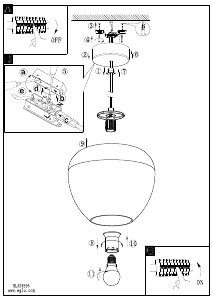 Manuale Eglo 39596 Lampada