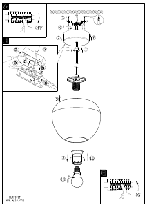 Manuale Eglo 39597 Lampada