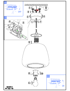 Manual Eglo 39665 Lampă