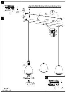 Brugsanvisning Eglo 39667 Lampe