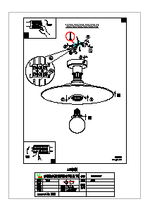 Руководство Eglo 43003 Светильник