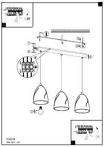 Manuál Eglo 43006 Svítilna