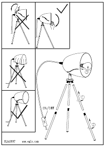 Manual Eglo 43007 Lampă