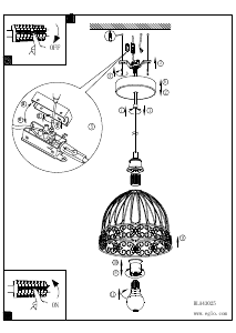 Instrukcja Eglo 43025 Lampa