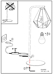 Manual Eglo 43058 Lamp