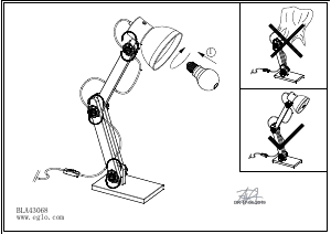 Manuale Eglo 43068 Lampada