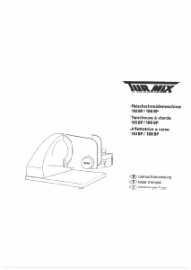 Manuale Turmix 188 BP Affettatrice