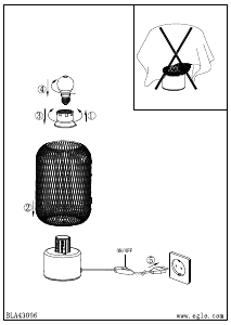 Manuale Eglo 43096 Lampada