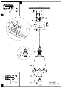 Instrukcja Eglo 43097 Lampa