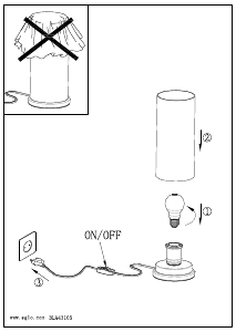 Manuale Eglo 43105 Lampada