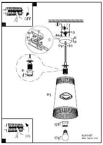 Instrukcja Eglo 43107 Lampa