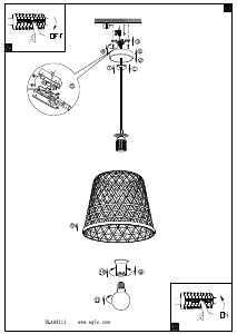 Manual Eglo 43111 Lampă