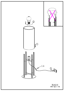 Instrukcja Eglo 43144 Lampa