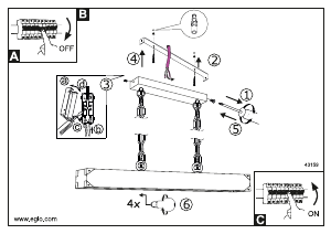 Manuale Eglo 43159 Lampada