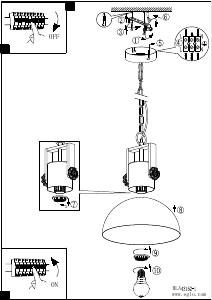 Manuale Eglo 43162 Lampada