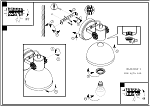 Manuale Eglo 43164 Lampada