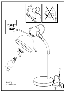 Manual Eglo 43171 Lampă