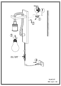 Handleiding Eglo 43197 Lamp