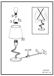 Mode d’emploi Eglo 43199 Lampe