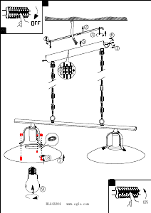 Manual Eglo 43204 Lampă