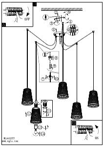 Instrukcja Eglo 43255 Lampa