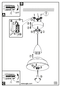 Instrukcja Eglo 49056 Lampa