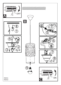 Manuale Eglo 49202 Lampada