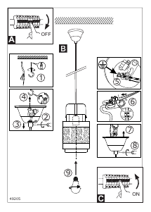 Manuale Eglo 49205 Lampada