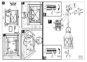 Manual Eglo 49222 Lampă