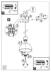 Manuale Eglo 49242 Lampada