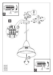 Mode d’emploi Eglo 49244 Lampe