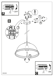 Mode d’emploi Eglo 49248 Lampe