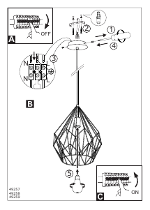 Manuale Eglo 49259 Lampada