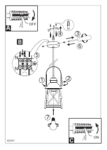 Manuale Eglo 49347 Lampada