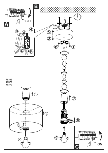 Manuale Eglo 49371 Lampada