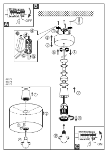 Manuale Eglo 49374 Lampada