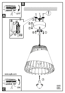 Instrukcja Eglo 49446 Lampa