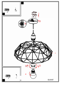 Manual Eglo 49487 Lampă