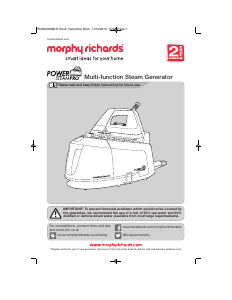 Manual Morphy Richards 330009 Steam Cleaner