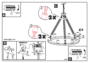 Mode d’emploi Eglo 49694 Lampe