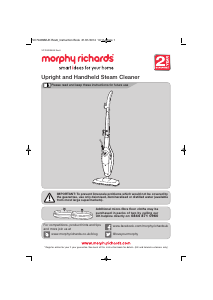 Handleiding Morphy Richards 720021 Stoomreiniger