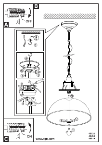 Mode d’emploi Eglo 49753 Lampe