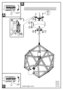 Manuale Eglo 49761 Lampada